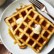 συνταγή για εύκολες και υγιεινές βάφλες