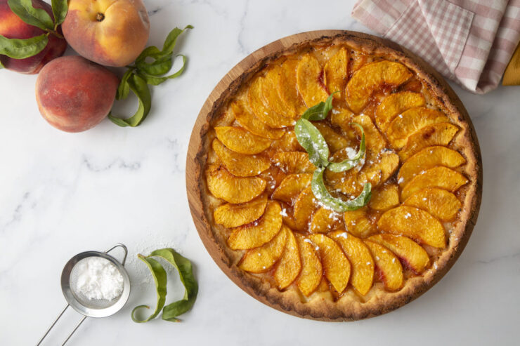 Λαχταριστή κι εύκολη ροδακινόπιτα χωρίς ψήσιμο