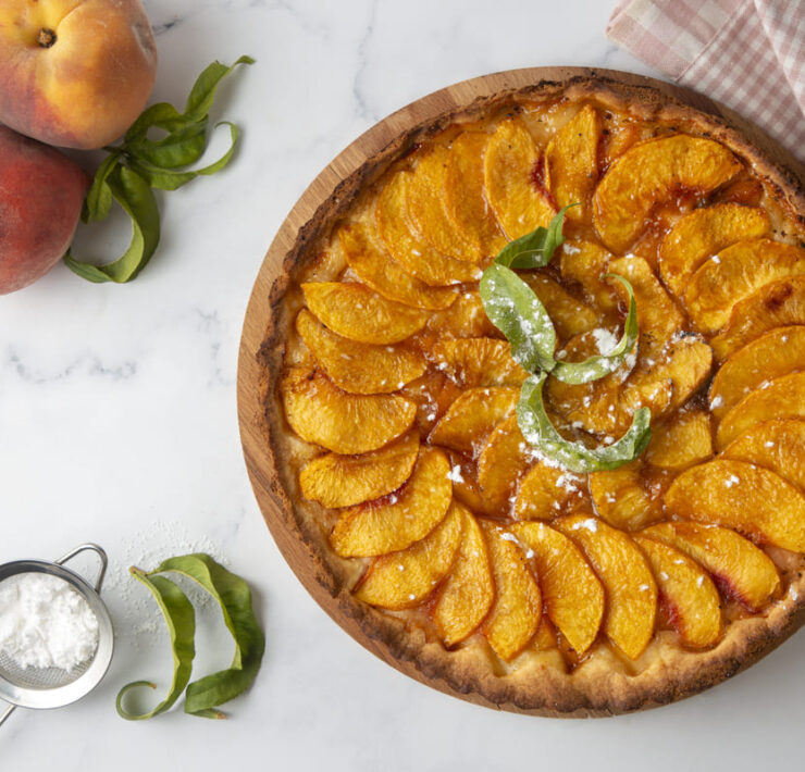 Λαχταριστή κι εύκολη ροδακινόπιτα χωρίς ψήσιμο