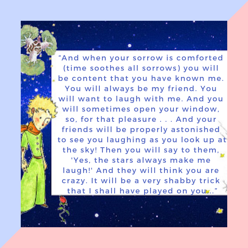 «Όλοι οι ενήλικες ήταν κάποτε παιδιά ... αλλά λίγοι από αυτούς το θυμούνται» Μικρός Πρίγκιπας